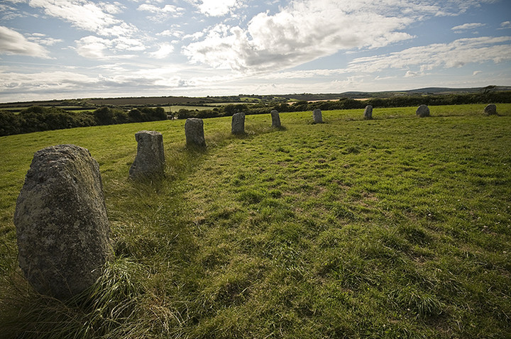 The Merry Maidens (Stone Circle) by A R Cane