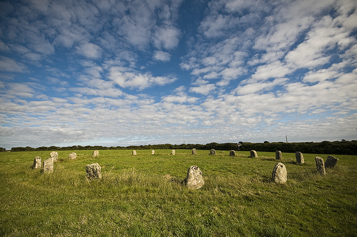 The Merry Maidens (Stone Circle) by A R Cane