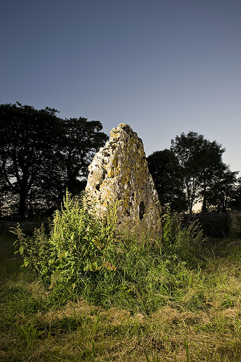 The Longstone of Minchinhampton (Standing Stone / Menhir) by A R Cane