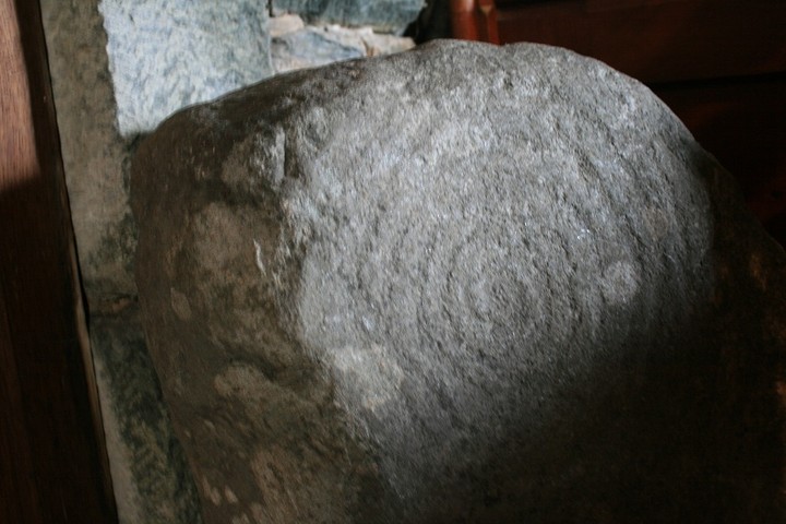 Llanbedr Church Stone (Carving) by postman