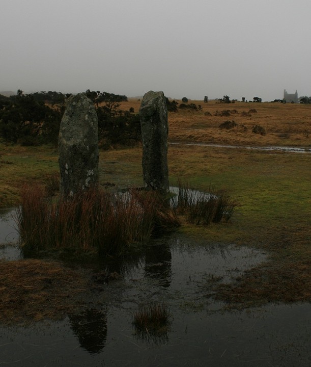 The Pipers (St Cleer) (Standing Stones) by postman