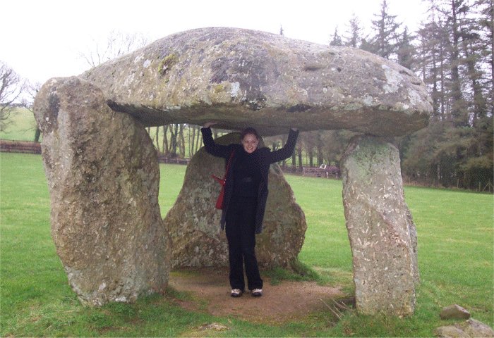 The Spinsters' Rock (Dolmen / Quoit / Cromlech) by Jane