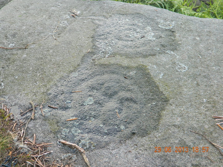 Ladybower Tor (Cup and Ring Marks / Rock Art) by harestonesdown