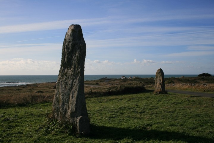 Menhirs de Mané-Meur (Standing Stones) by Ravenfeather