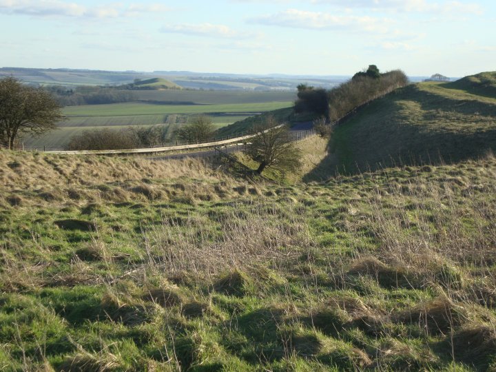 Knap Hill Pass (Ancient Trackway) by Chance