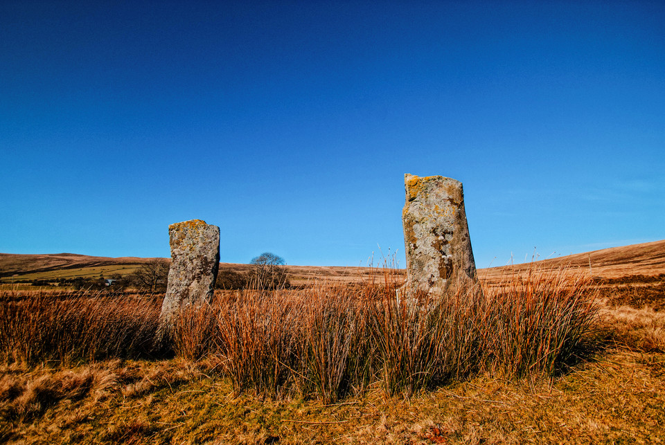 Cerrig Meibion Arthur (Standing Stones) by landsker