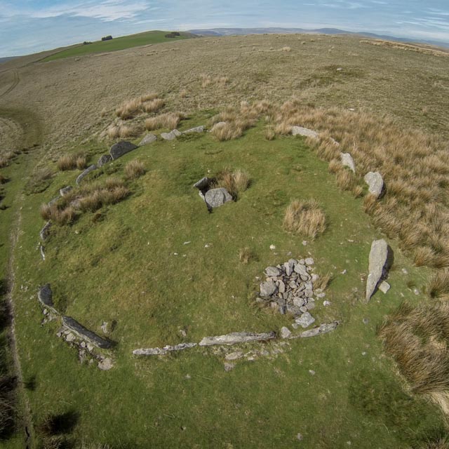 Carn Llechart (Cairn circle) by Gwyndaf ap Gwilym