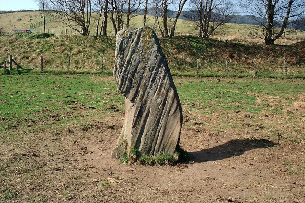 Straloch Stone (Standing Stone / Menhir) by nickbrand