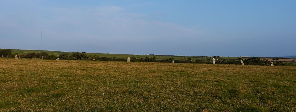 The Nine Maidens (Stone Row / Alignment) by Meic