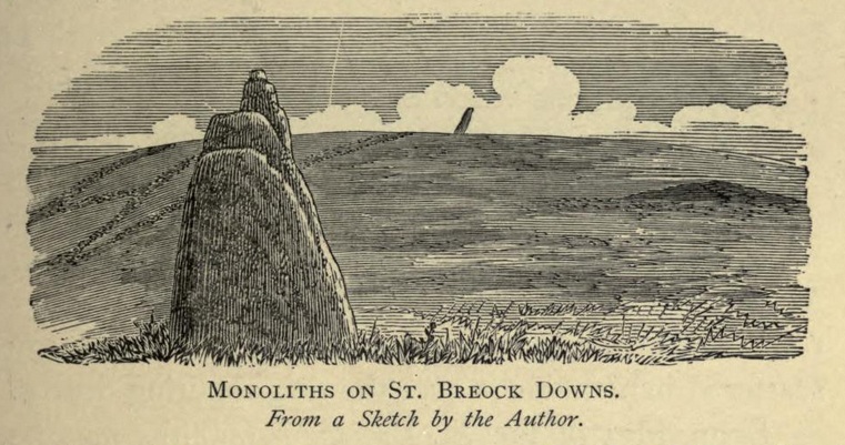 St Breock Downs Menhir (Standing Stone / Menhir) by Rhiannon