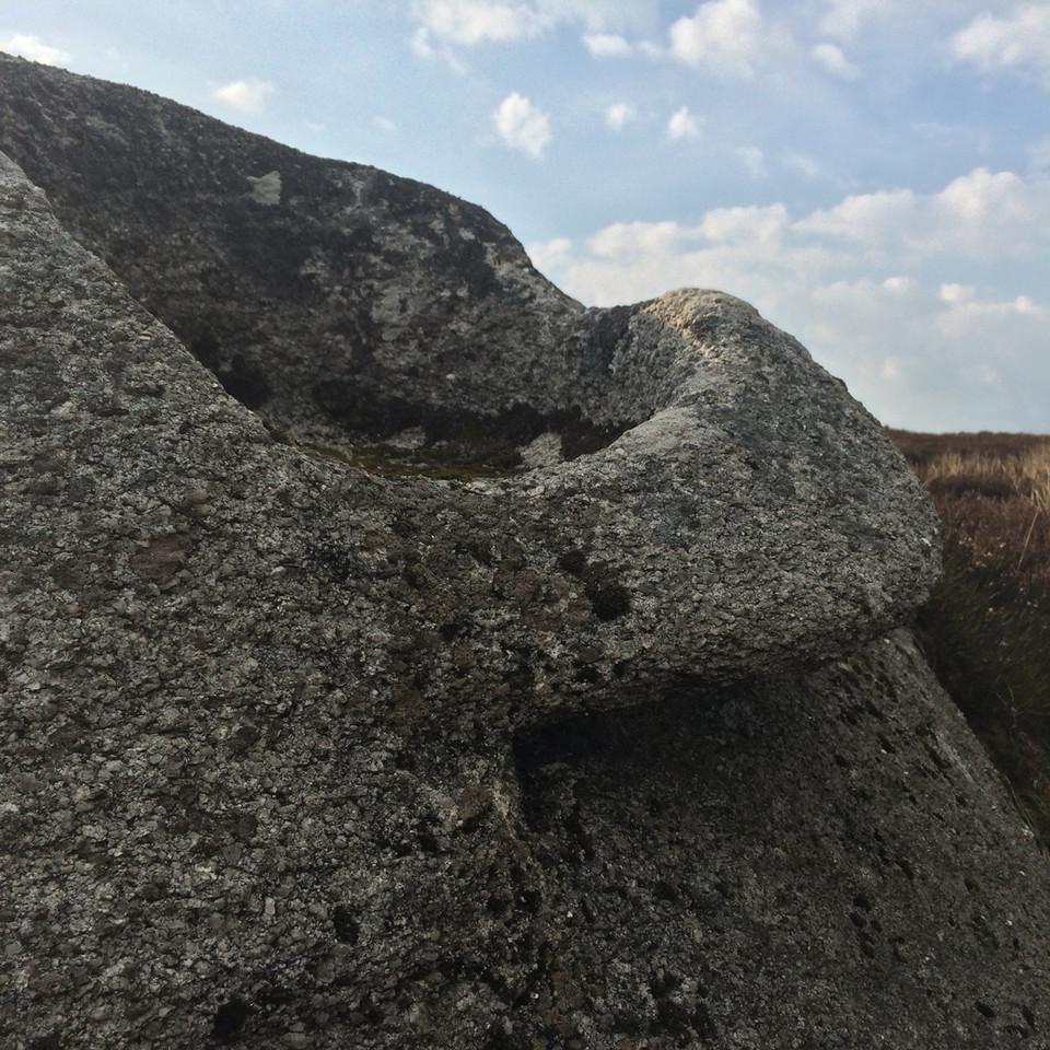 Glassamucky Mountain (Bullaun Stone) by ryaner