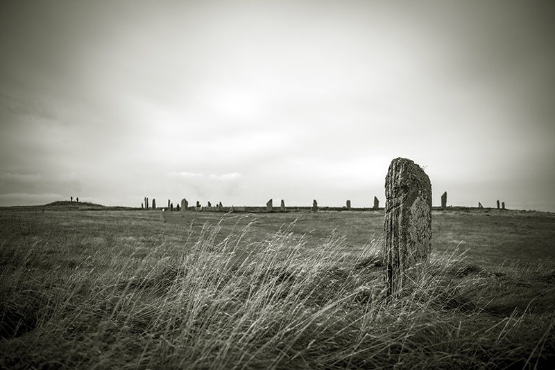 Comet Stone (Standing Stone / Menhir) by A R Cane