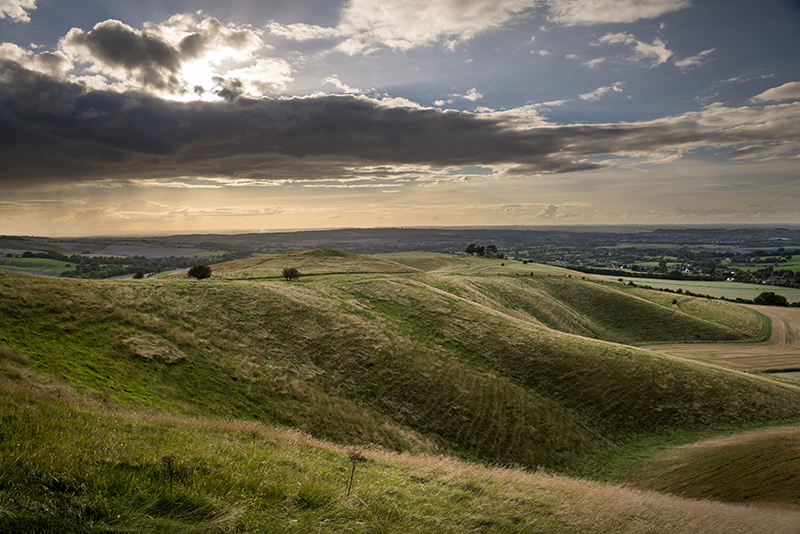 Cherhill Down and Oldbury (Hillfort) by A R Cane
