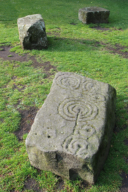 York Museum Gardens (Cup and Ring Marks / Rock Art) by Zeb
