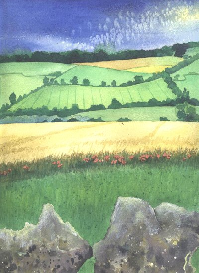 The Rollright Stones (Stone Circle) by Jane