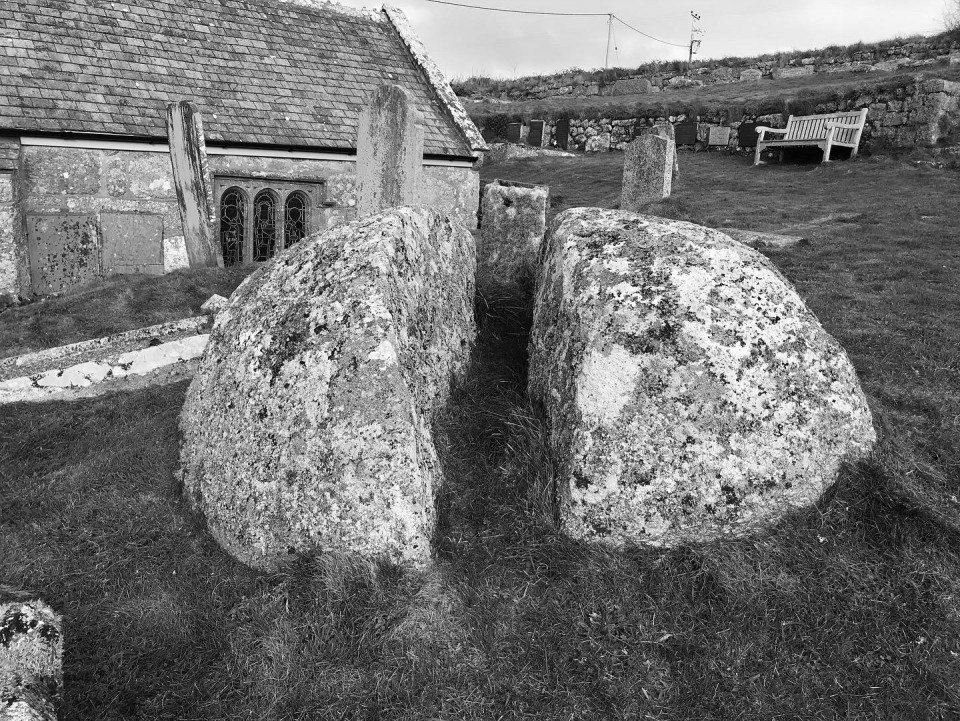 St. Levan's Stone (Standing Stone / Menhir) by texlahoma