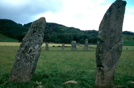 The Great X of Kilmartin (Stone Row / Alignment) by Piers Allison