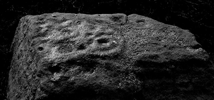 Lanshaw Stone (Cup and Ring Marks / Rock Art) by greywether