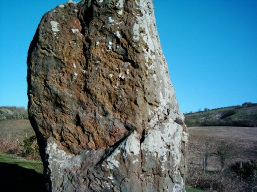 The Longstone of Mottistone (Standing Stone / Menhir) by David Milner
