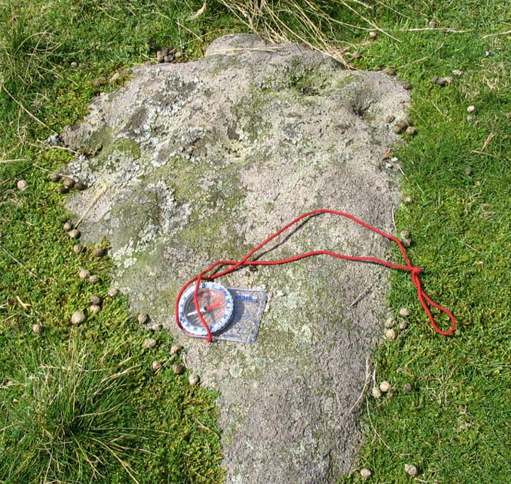 Osmonds Gill Cairn (Cup Marked Stone) by fitzcoraldo