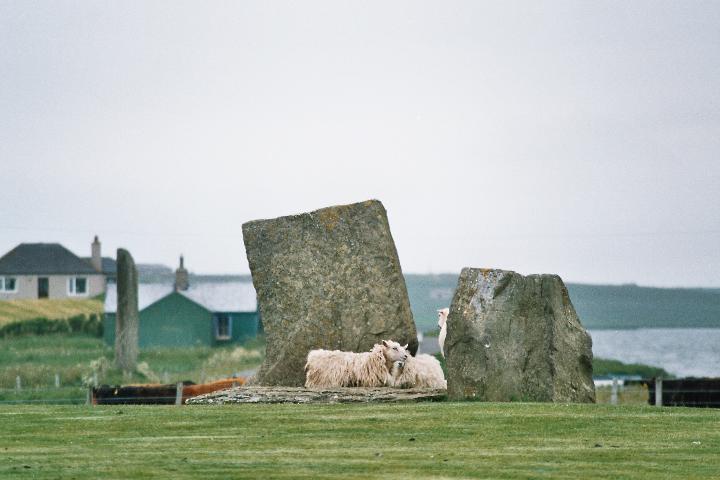 The Standing Stones of Stenness (Circle henge) by Moth