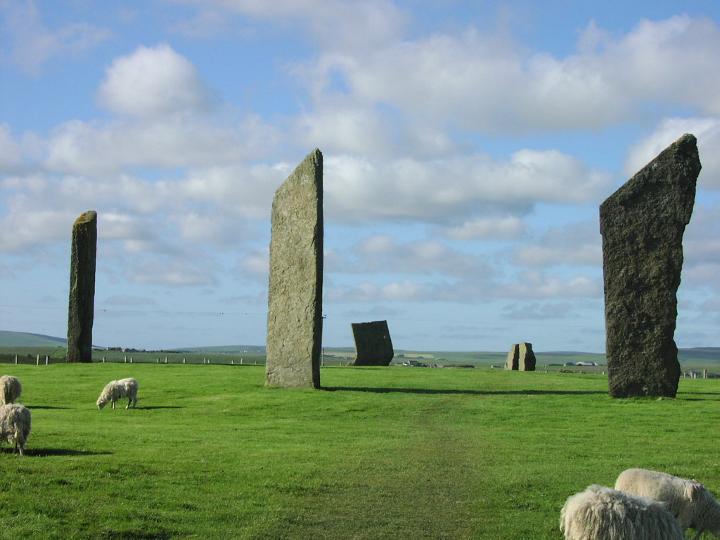 The Standing Stones of Stenness (Circle henge) by Moth