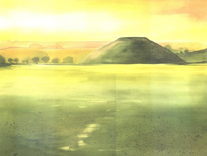Silbury Hill (Artificial Mound) by Jane
