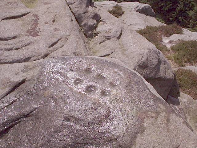 Lamp Hill (Cup Marked Stone) by rockartuk