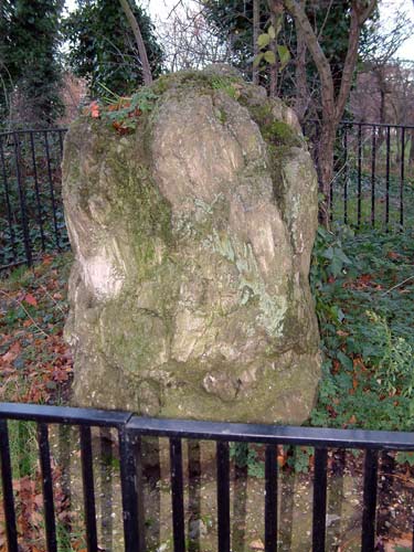 Tooting Bec Common Stone (Standing Stone / Menhir) by baza