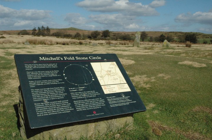 Mitchell's Fold (Stone Circle) by Jane