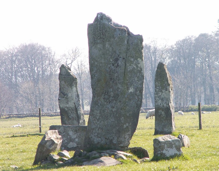 The Great X of Kilmartin (Stone Row / Alignment) by rockartwolf