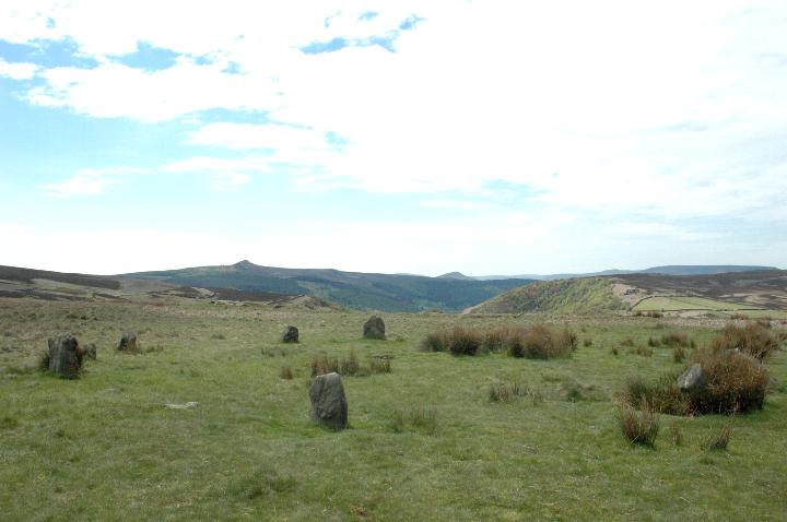 Seven Stones of Hordron Edge (Stone Circle) by Moth