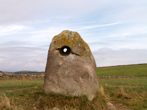 Hole Stone (Standing Stone / Menhir) by rockartwolf