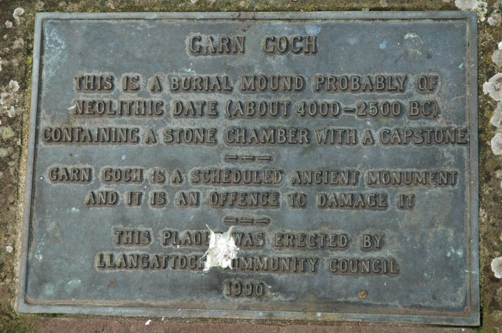 Garn Goch (Llangatwg) (Long Barrow) by Jane