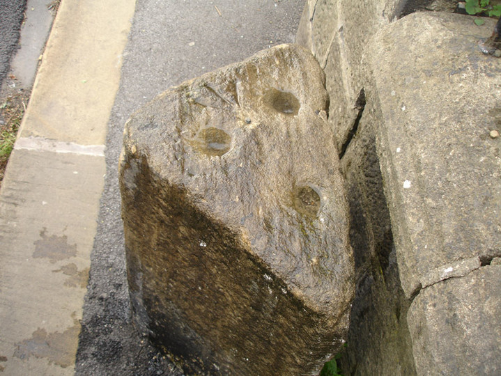 Horsforth Milestone (Cup Marked Stone) by David Raven
