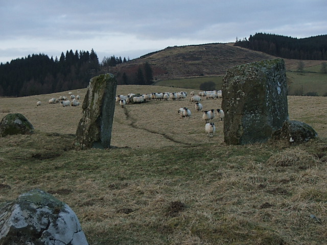 Girdle Stanes & Loupin Stanes (Stone Circle) by postman