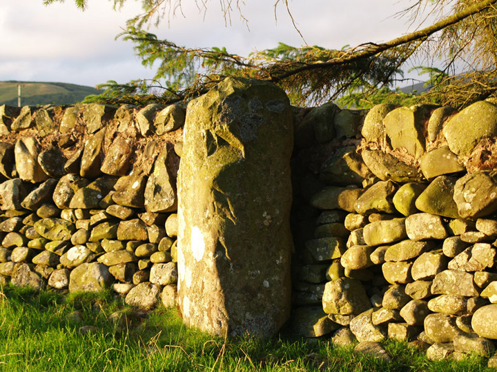 Holm of Daltallochan (Standing Stone / Menhir) by rockartwolf