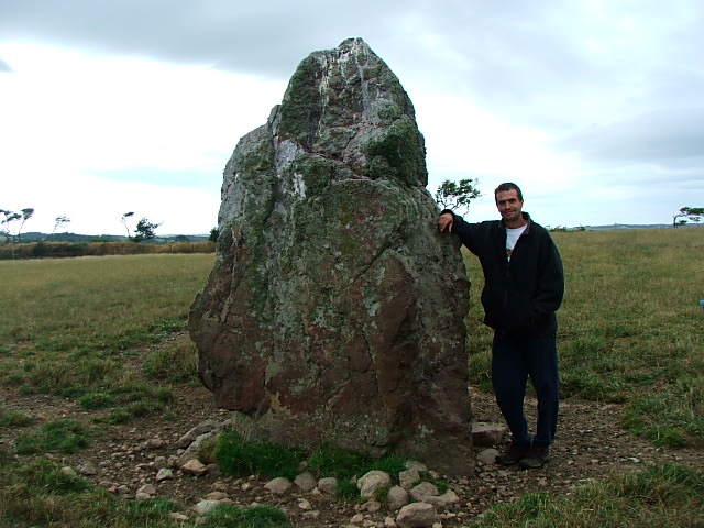 Llech Golman (Standing Stone / Menhir) by postman