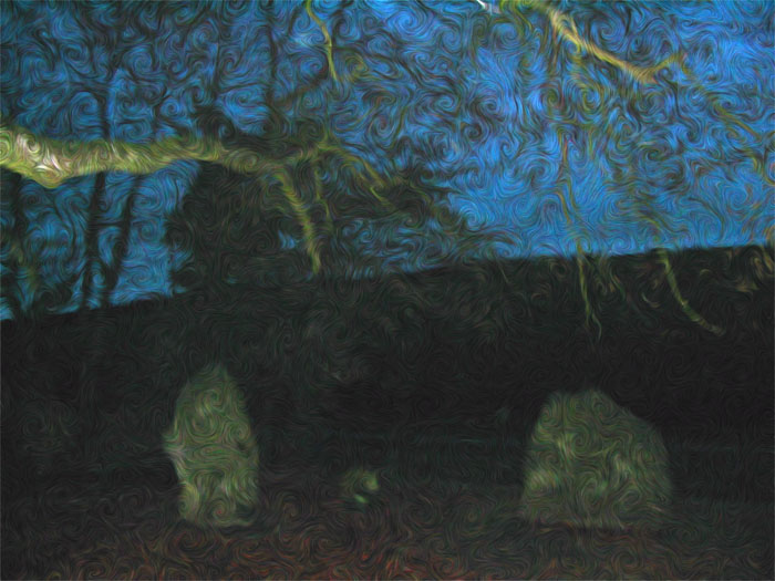 The Nine Stones of Winterbourne Abbas (Stone Circle) by Snuzz