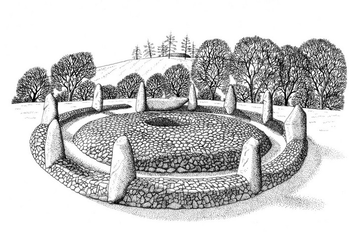 Aikey Brae (Stone Circle) by pictijim