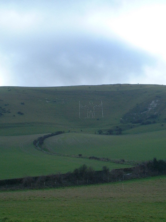 The Long Man of Wilmington (Hill Figure) by TK
