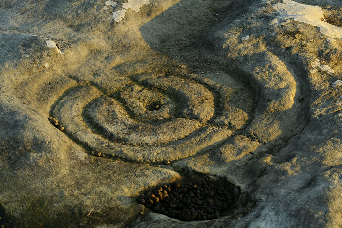 Hunterheugh 1 (Cup and Ring Marks / Rock Art) by Hob