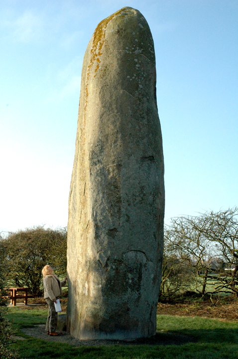 Menhir de Champ-Dolent (Standing Stone / Menhir) by Jane