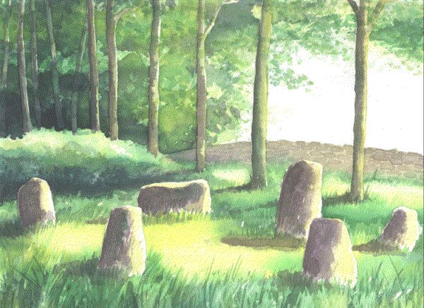 Doll Tor (Stone Circle) by Jane