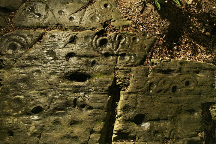 Grange 3 (Cup and Ring Marks / Rock Art) by Hob