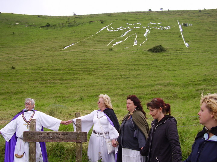 The Long Man of Wilmington (Hill Figure) by Cursuswalker