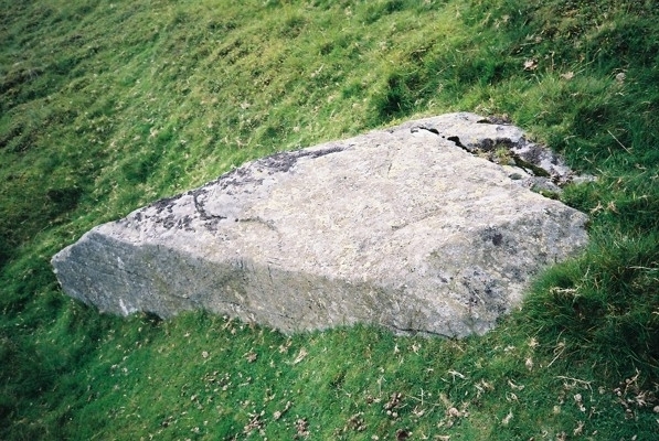 Arrow Stone II Near Ffridd Newydd (Carving) by Idwal