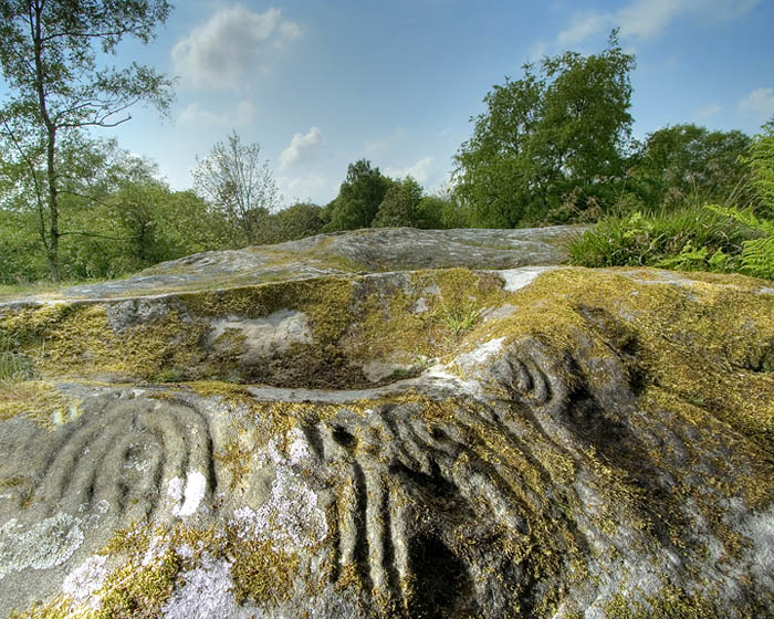Roughting Linn (Cup and Ring Marks / Rock Art) by Hob