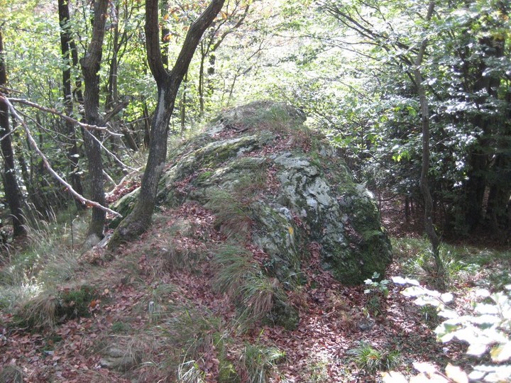 Rio della Biscia's valley. Second rock of the path (Engraved stone) by Ligurian Tommy Leggy