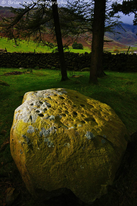 Great Langdale (Cup Marked Stone) by rockartwolf